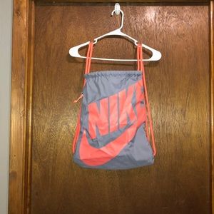 Coral Drawstring Bag